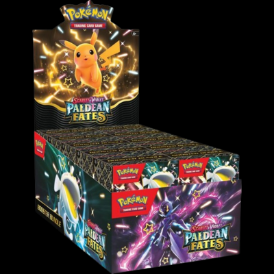 Pokémon Scarlet & Violet Paldean Fates Booster Bundle Display