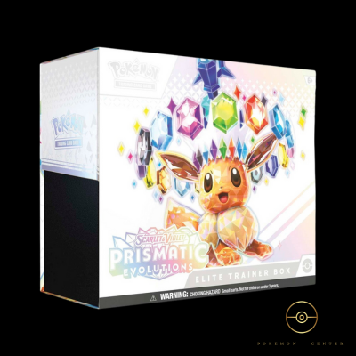 Pokémon Scarlet & Violet Prismatic Evolutions Elite Trainer Box